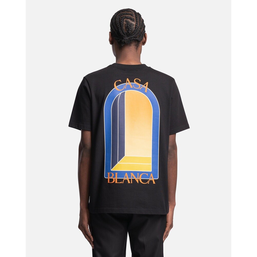 Casablanca Black L'Arche de Nuit T-Shirt Mens Size Large